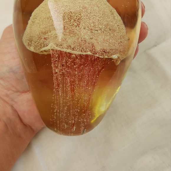Jellyfish Glass Paperweight Decoration - Picture 10 of 16